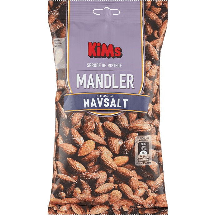 Ristede mandler m. havsalt