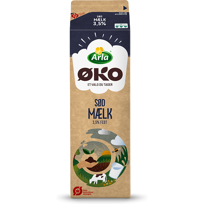 Sødmælk 3,5% fedt øko