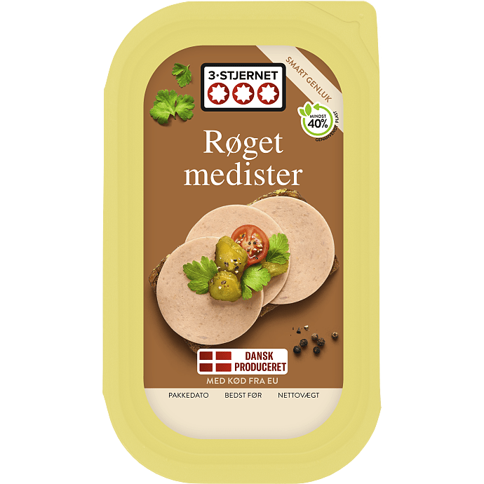 Røget medister i skiver