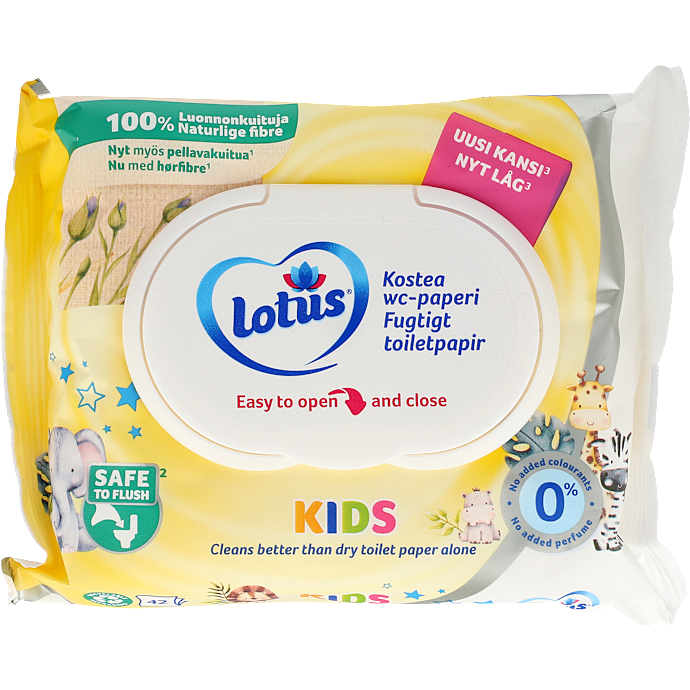 Fugtigt toiletpapir