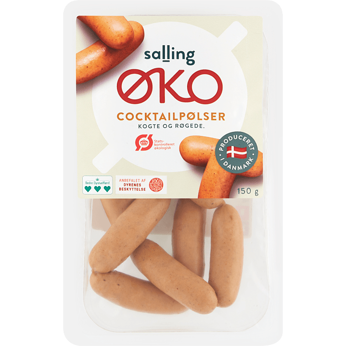 Cocktailpølser øko