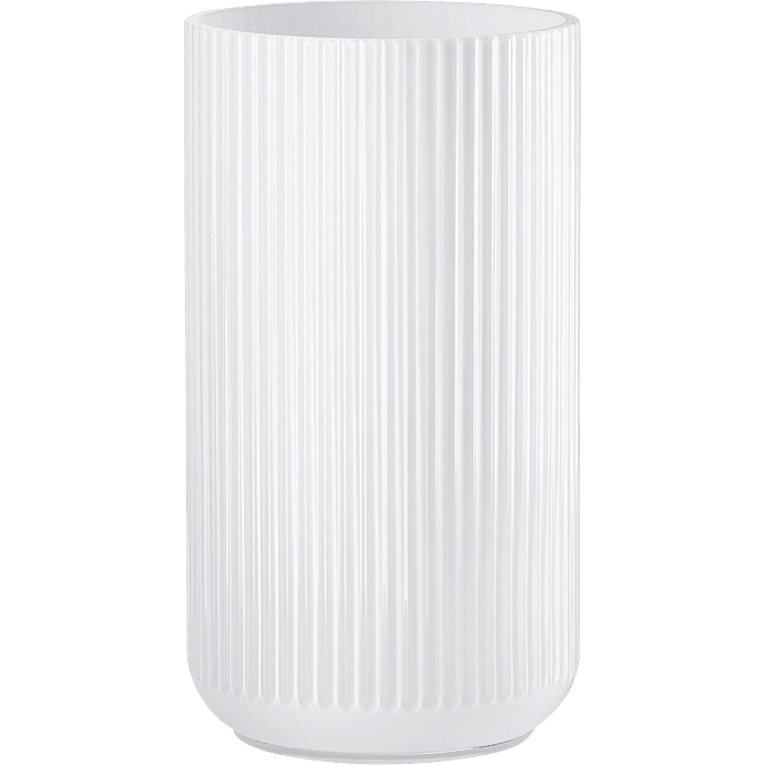 Lyngby vase (20cm) - opal glas