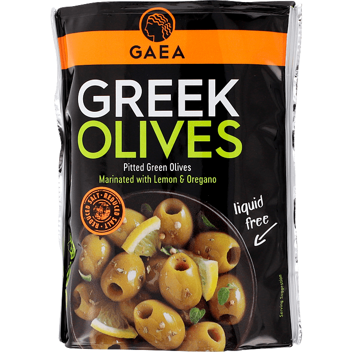 Grønne oliven m. citron og oregano