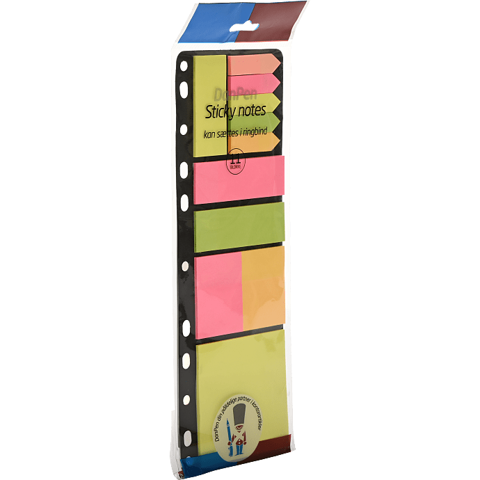 Danpen sticky notes med huller