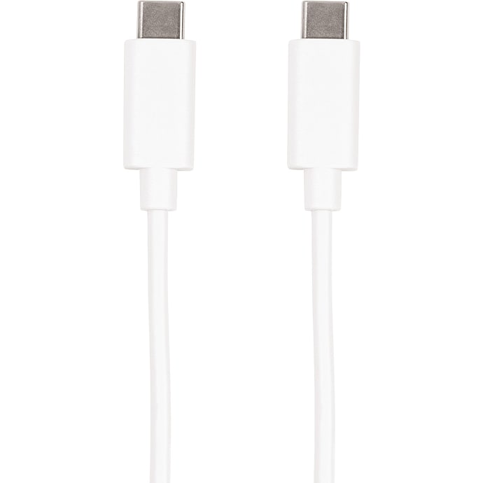 Vivanco USB-C til USB-C 2m kabel - hvid