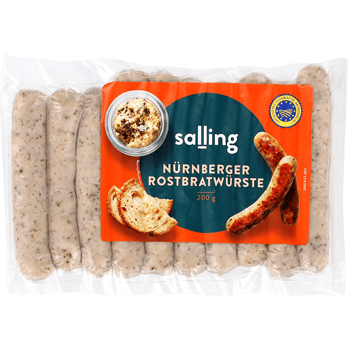 Nürnberger Rostbratwürste 95% kød