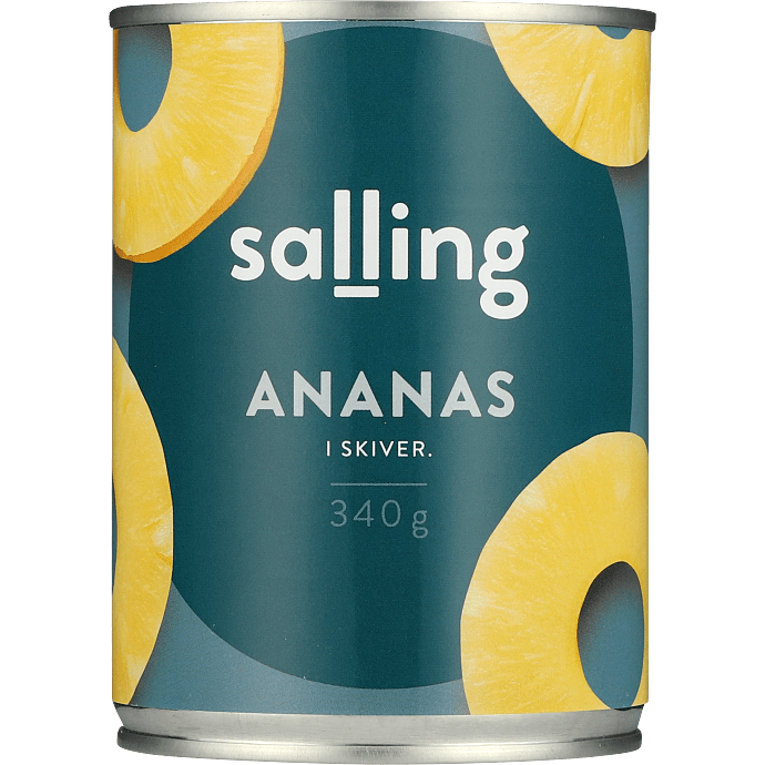 Ananas i skiver