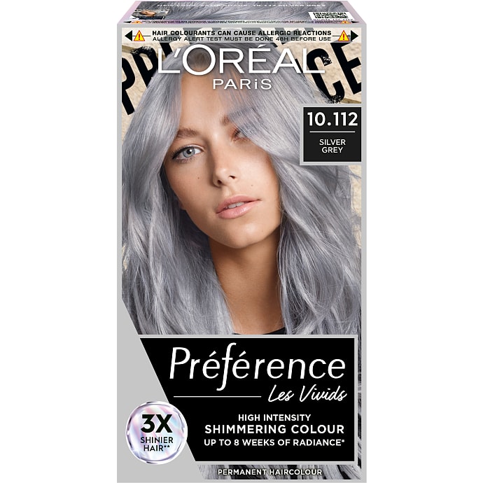 Permanent hårfarve 10.112 Silver Grey