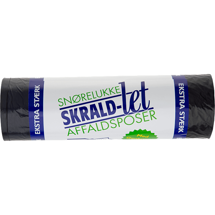 Affaldspose m. snøreluk 30 l