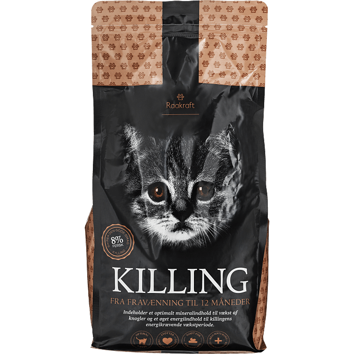 Tørfoder m. kylling til killinger