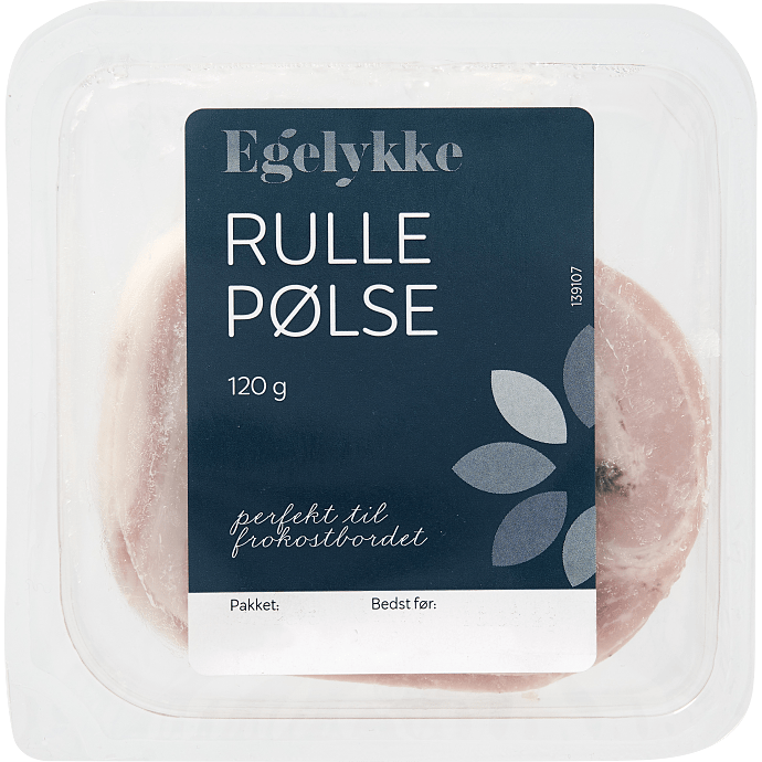 Rullepølse i skiver