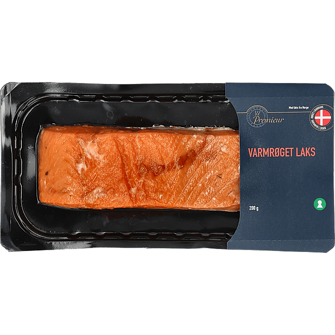 Varmrøget laks