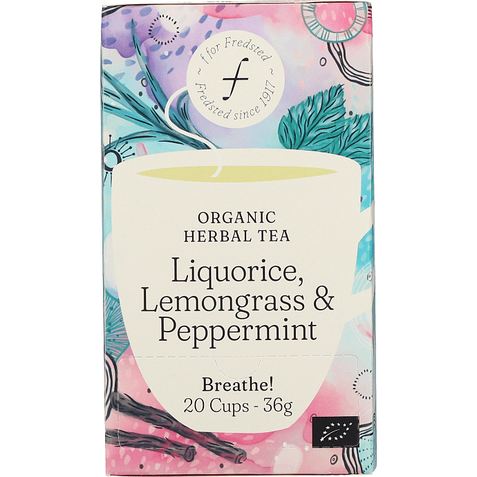 Urtete m. lakrids, citrongræs og pebermynte øko