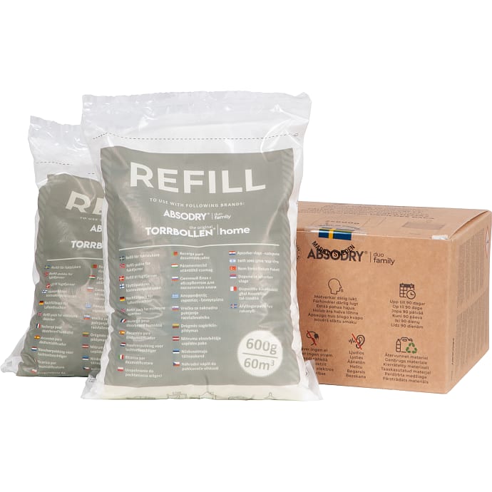 Absodry fugtfjerner refill 2-pak