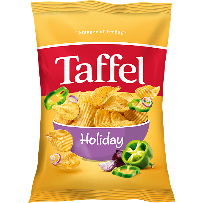 Chips m. holidaykrydderi