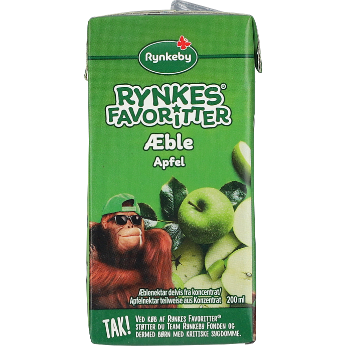 Æblenektar fra koncentrat