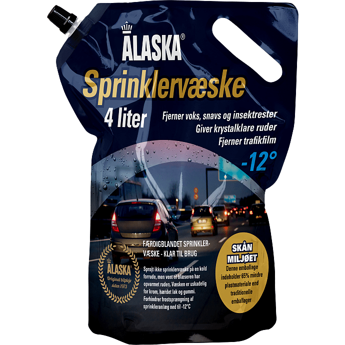 Alaska sprinklervæske pose - 4 liter