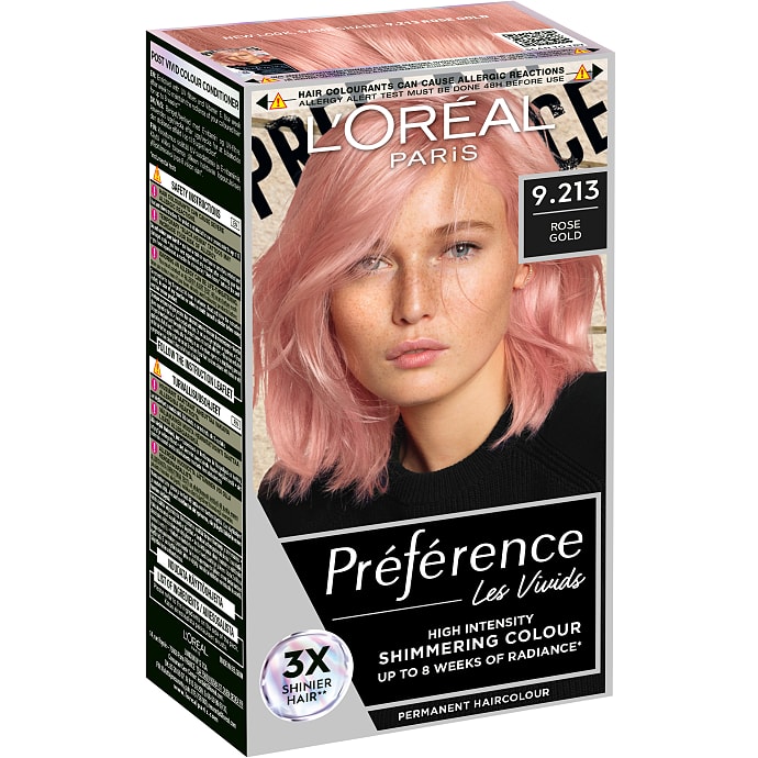 Permanent hårfarve 9.213 Rose Gold