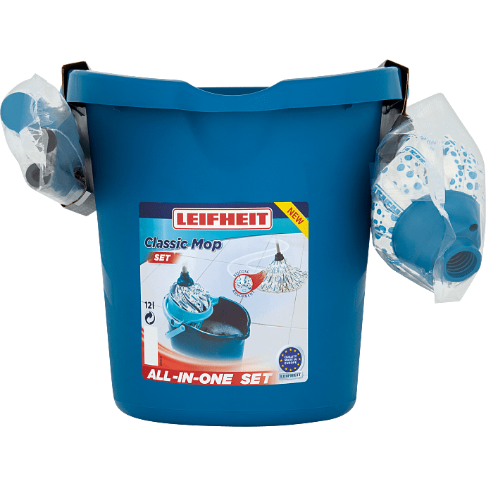 Moppesæt m. gulvspand 12 L