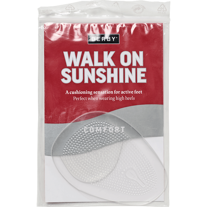 DERBY Walk on sunshine gele halvsål