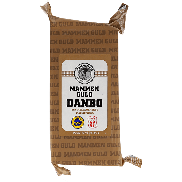 Danbo skæreost mellemlagret m. kommen 45+