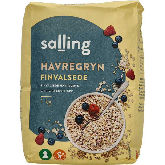 Finvalsede havregryn