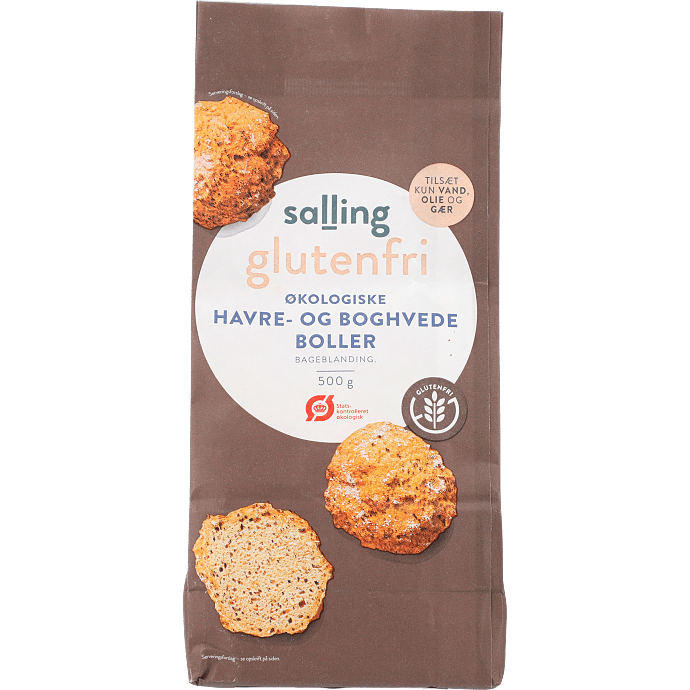 Boller m. havre og boghvede glutenfri øko