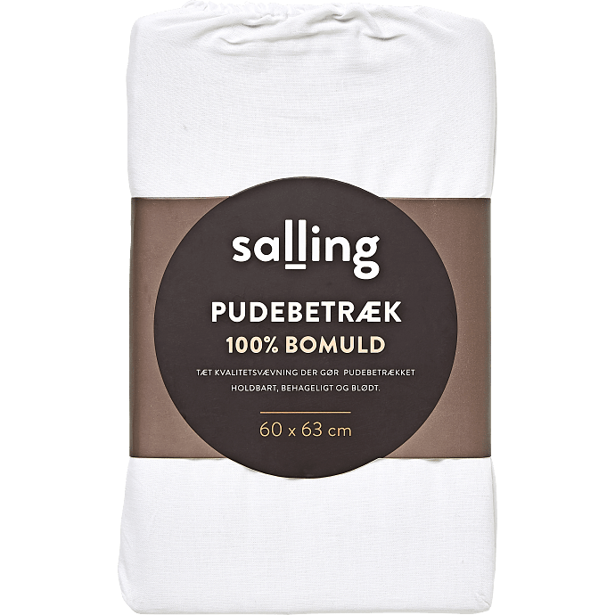 Salling hovedpudebetræk - hvid