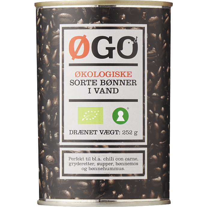 Sorte bønner øko