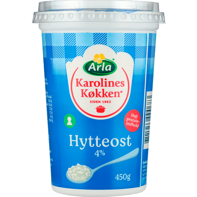 Hytteost naturel 4% fedt