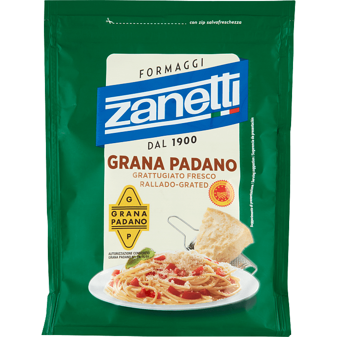 Revet grana padano 28% fedt