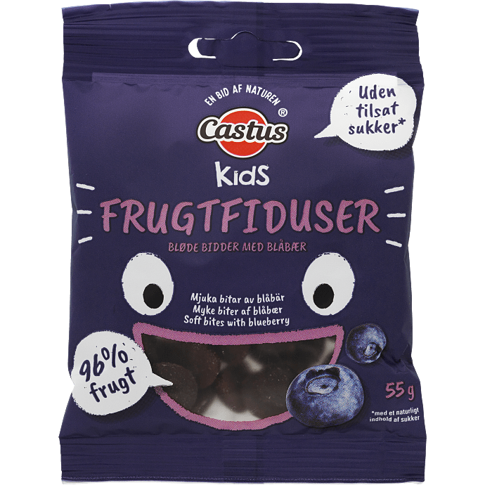 Frugtsnacks m. blåbær
