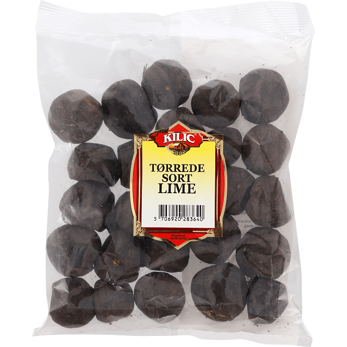 Tørret sort lime
