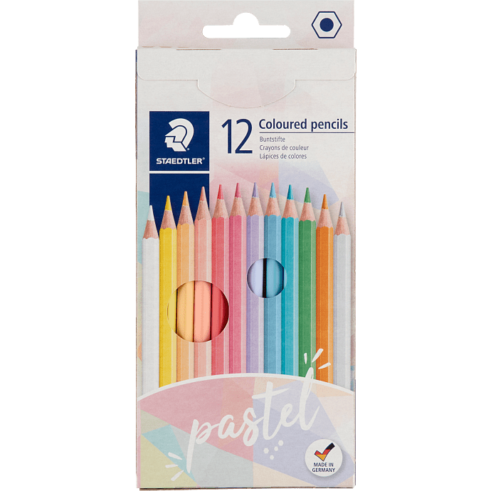 Staedtler pastel farveblyant 12 stk. ass
