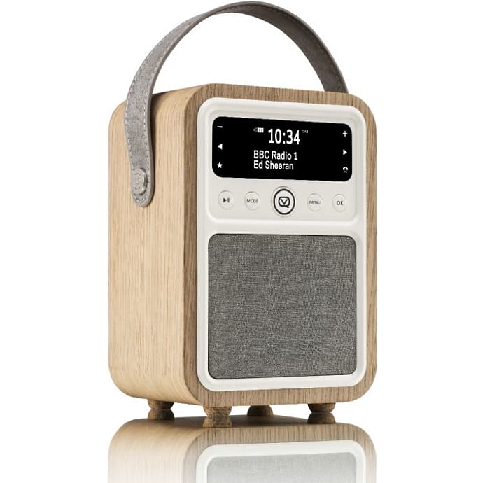 VQ Monty DAB+/FM og Bluetooth radio - træ