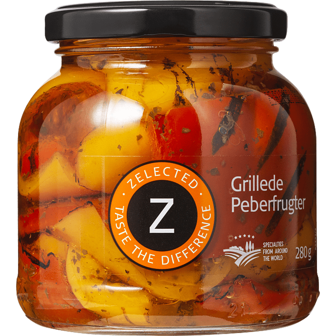 Grillede peberfrugter