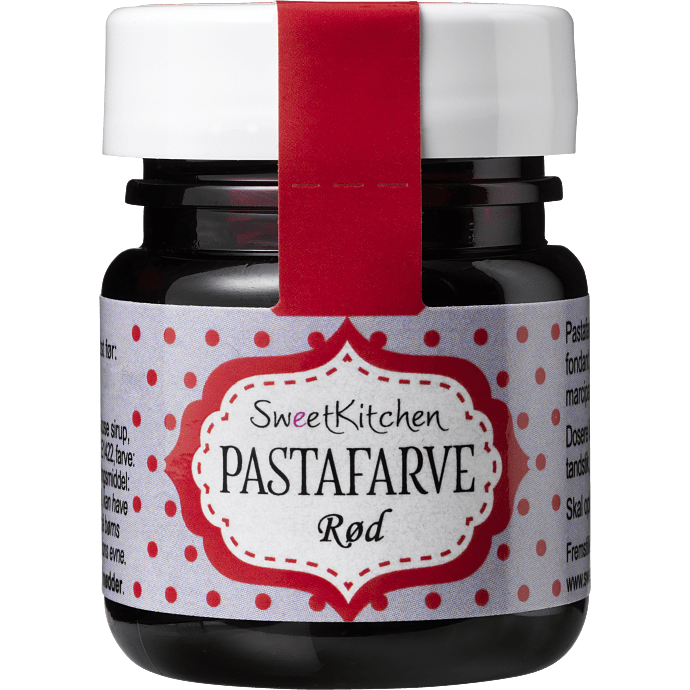 Pastafarve rød