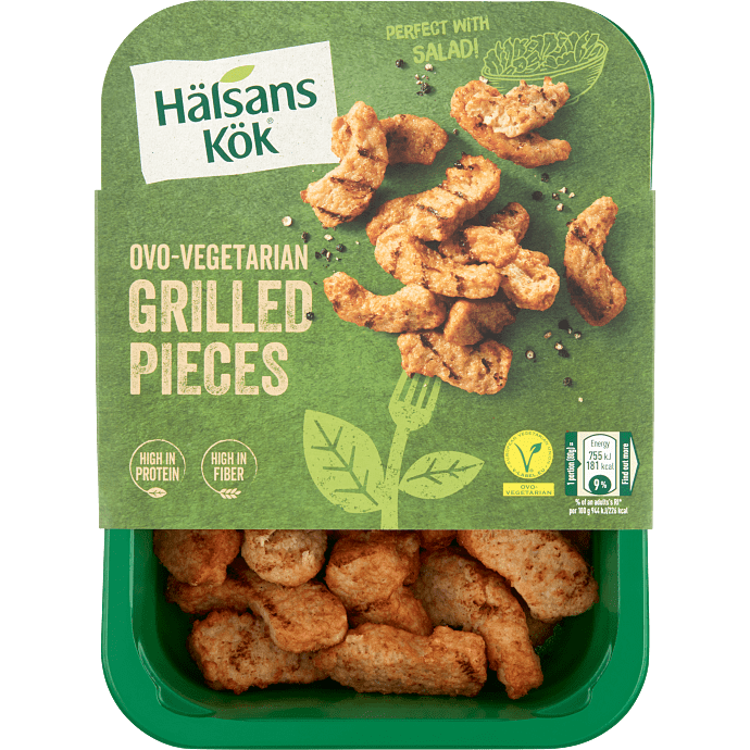 Plantebaserede bidder grillet vegetarisk