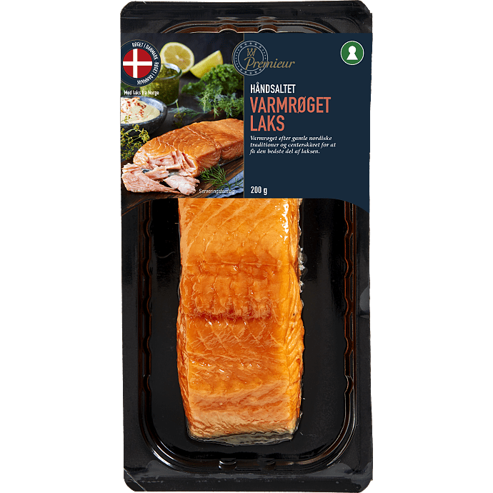 Varmrøget laks