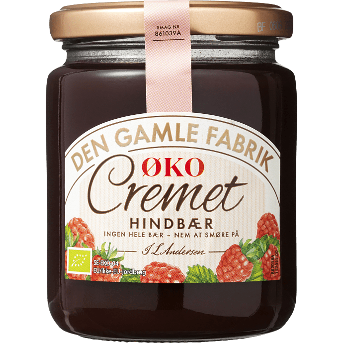Cremet hindbærmarmelade øko
