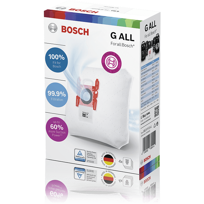 Bosch G All BBZ41FGALL støvsugerposer 4-pak