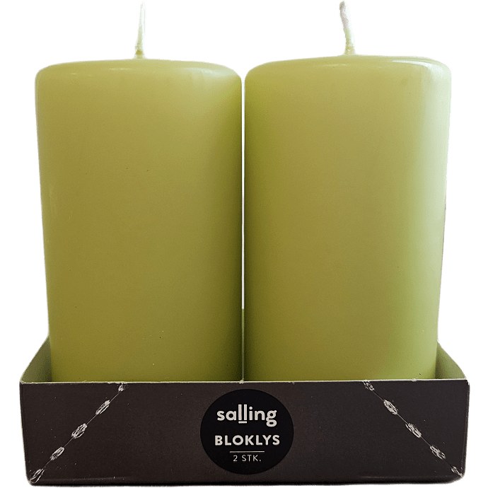 Salling bloklys 5x10 cm 2-pak - limegrøn