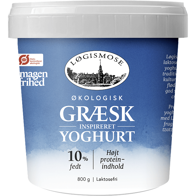 Græsk inspireret yoghurt 10% fedt øko