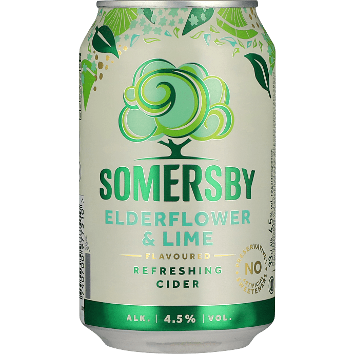 Cider m. hyldeblomst og lime