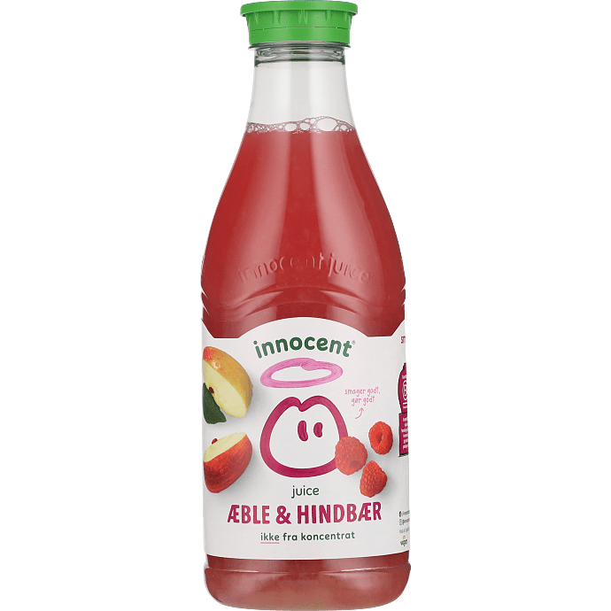 Juice m. æble og hindbær