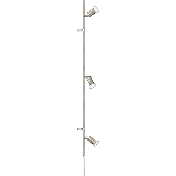 Mini skinne led 3x3w børstet stål