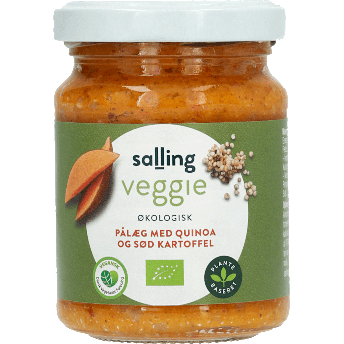 Smørepålæg m. quinoa og sød kartoffel øko