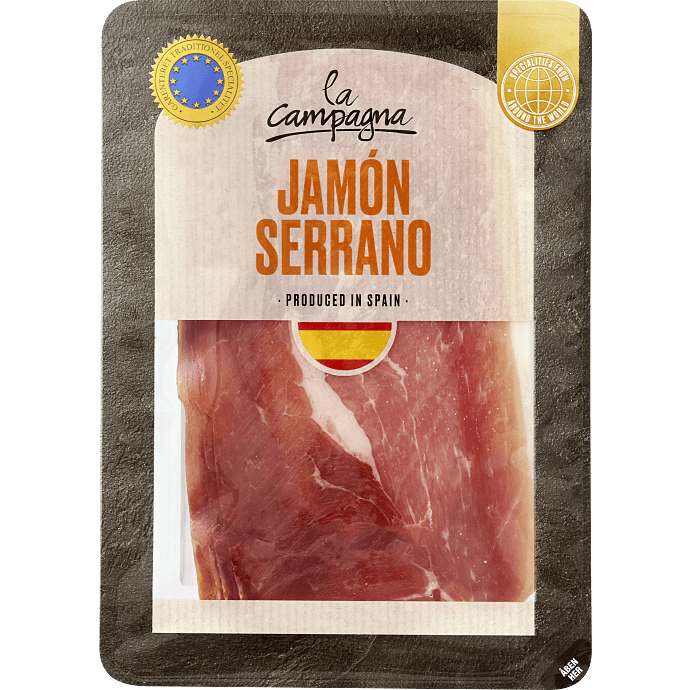 Serranoskinke i skinke