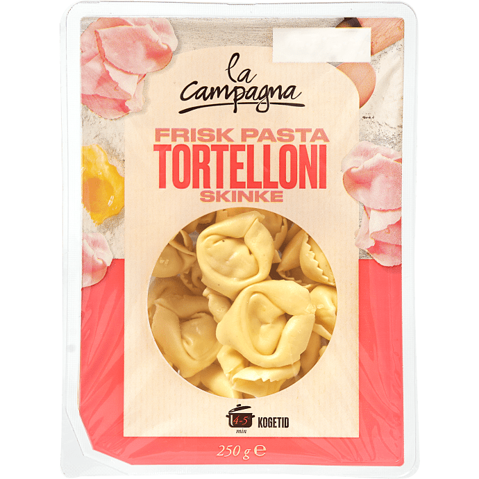 Tortelloni m. skinke