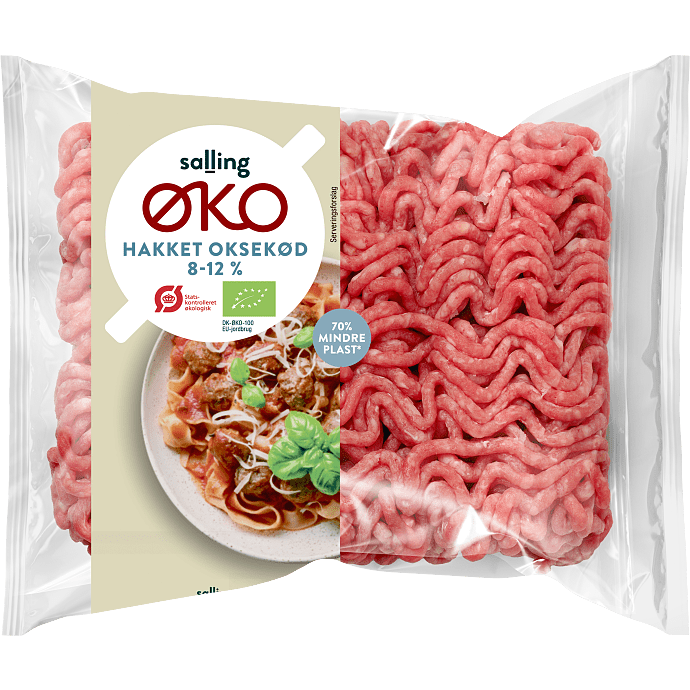 Hakket oksekød 8-12% fedt